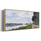 The Promenade at Argenteuil, 1872 - Floater Framed Canvas Print