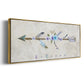 Boho Arrow I - Floater Framed Canvas Print
