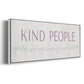 Kind People - Floater Framed Canvas Print