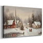 Snow of Gilded Blessing - Canvas Art Print