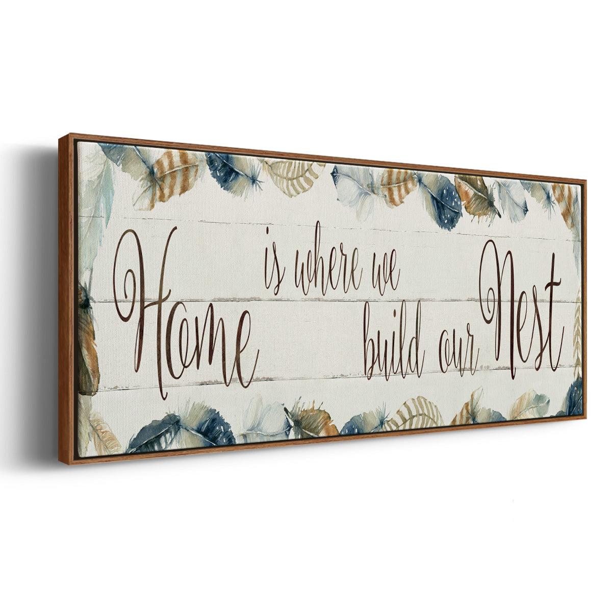 Home Nest - Floater Framed Canvas Print