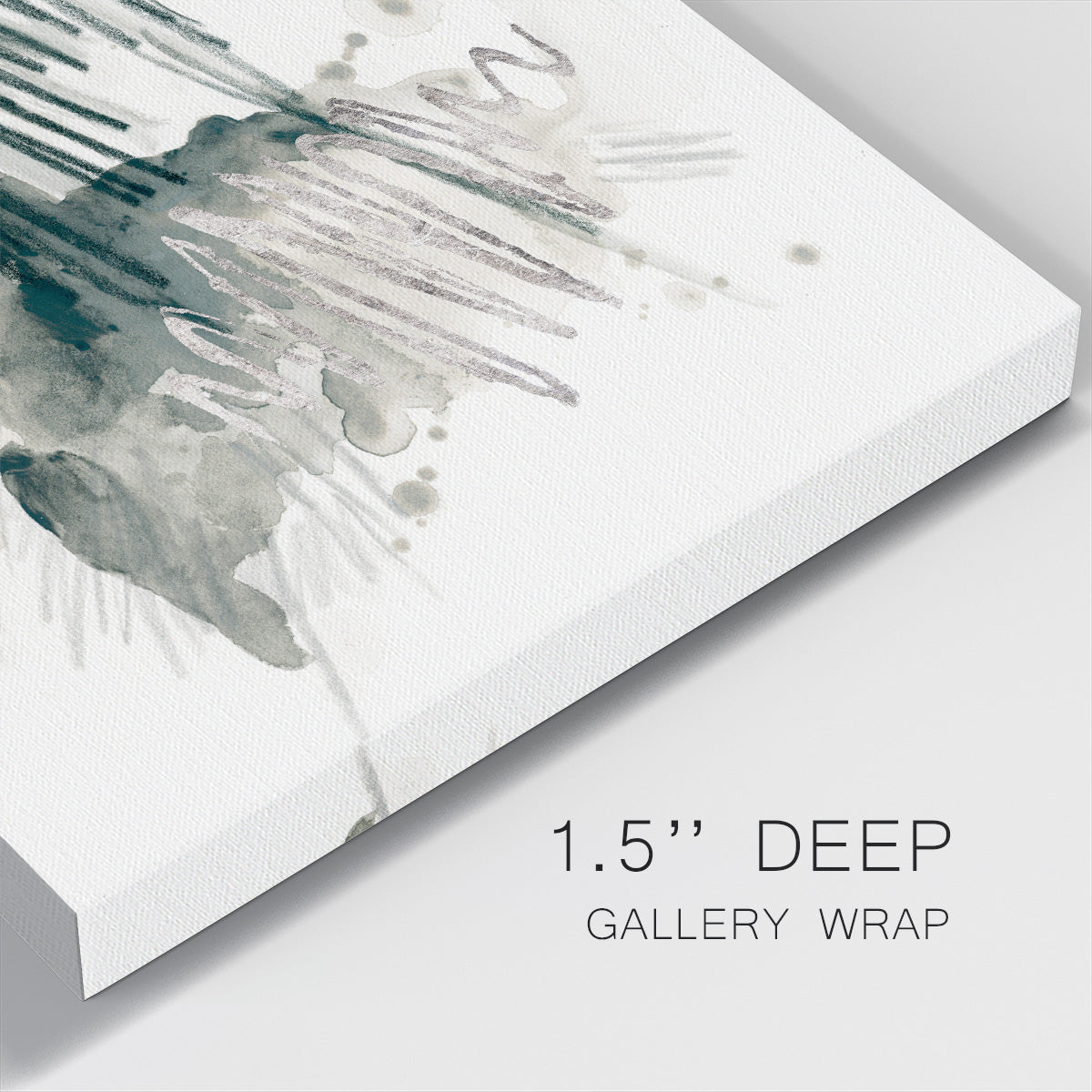 Graphite Markup I - Canvas Art Print
