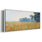 Oat and Poppy Field, 1890 - Floater Framed Canvas Print