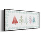 Christmas Tree Whimsy Collection C - Floater Framed Canvas Print