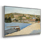 The Riverbank, Les Andelys, 1886 - Floater Framed Canvas Print