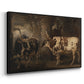 Portraits of Two Extraordinary Oxen, Property of the Earl of Powis, 1814 - Floater Framed Canvas Print