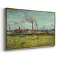 Factories at Clichy, 1887 - Floater Framed Canvas Print