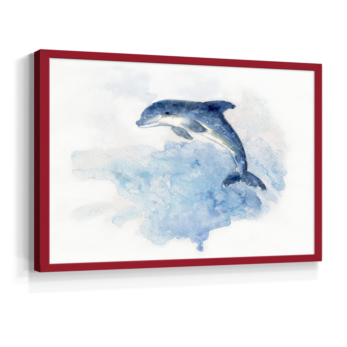 45574,dolphin,ocean,water,sunrise,jumping,coastal,serenity,artwork,watercolor,marine life,nature,tranquility,waves,blue,artwork frame,joyful,animal,beach,shores,wildlife,beauty,horizon,sea,playful,painting,aquatic,colorful,abstract,creative,outdoor,natural,landscape,decor,design,craftsmanship,inspiration,fluidity,movement,Re-stickable,Nautical & Beach