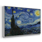 The Starry Night, 1889 - Floater Framed Canvas Print
