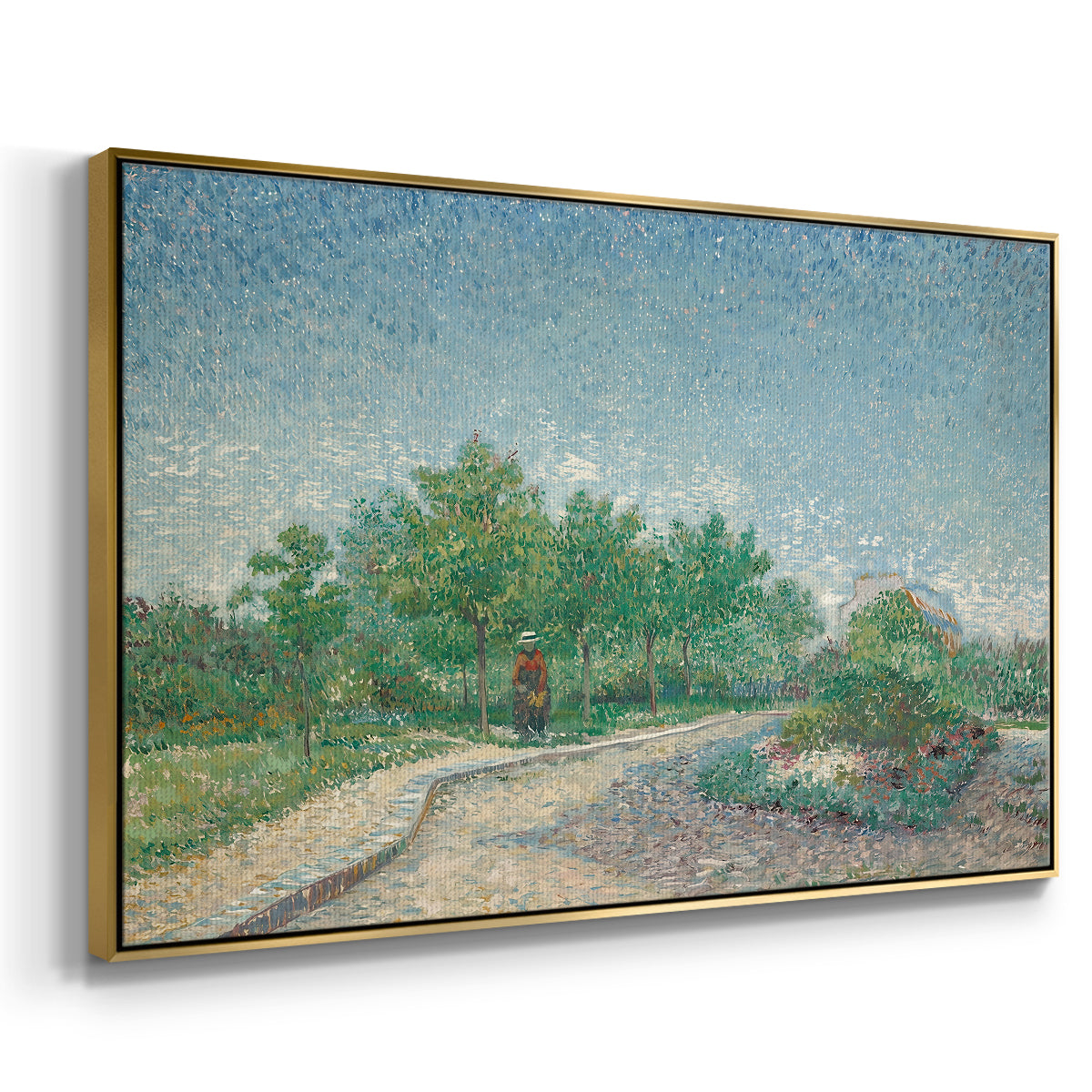 Square Saint-Pierre, Paris, 1887 - Floater Framed Canvas Print