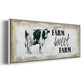 Farm Sweet Farm II - Floater Framed Canvas Print