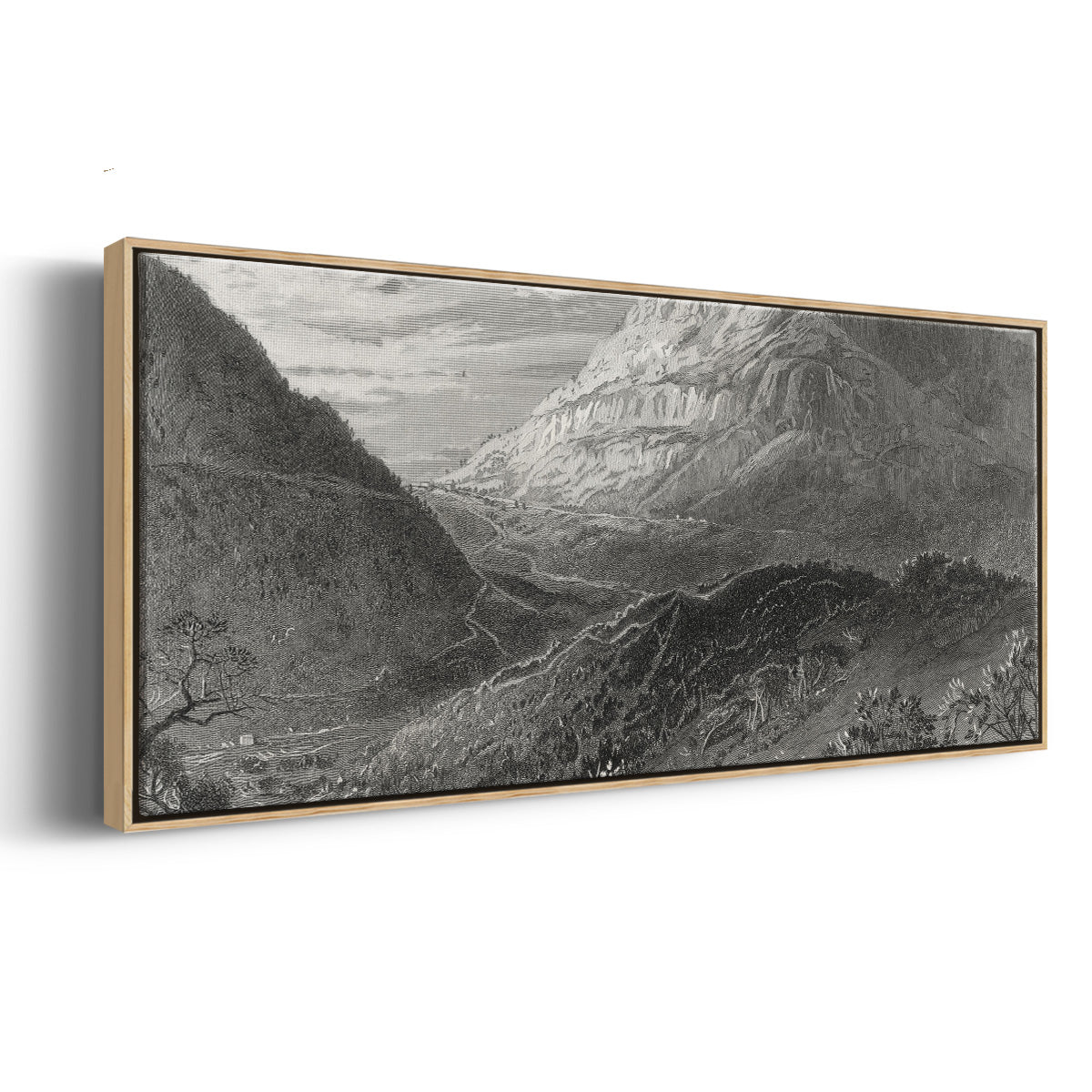 Cumberland Gap - Floater Framed Canvas Print