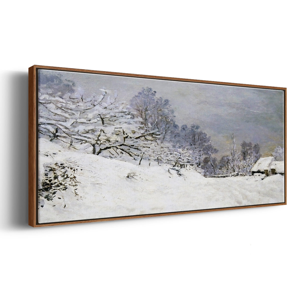 The Road in Front of Saint - Floater Framed Canvas Print