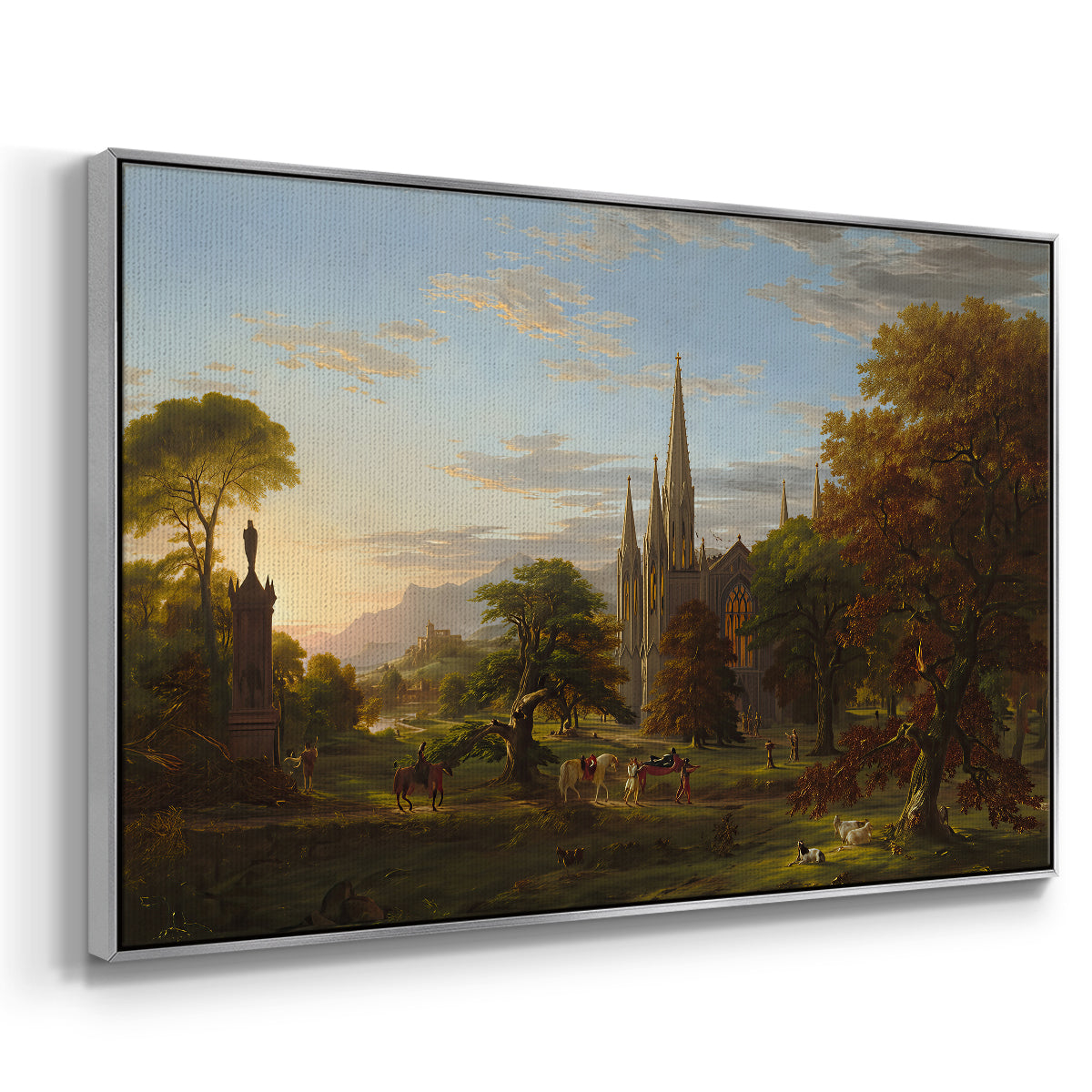 The Return, 1837 - Floater Framed Canvas Print