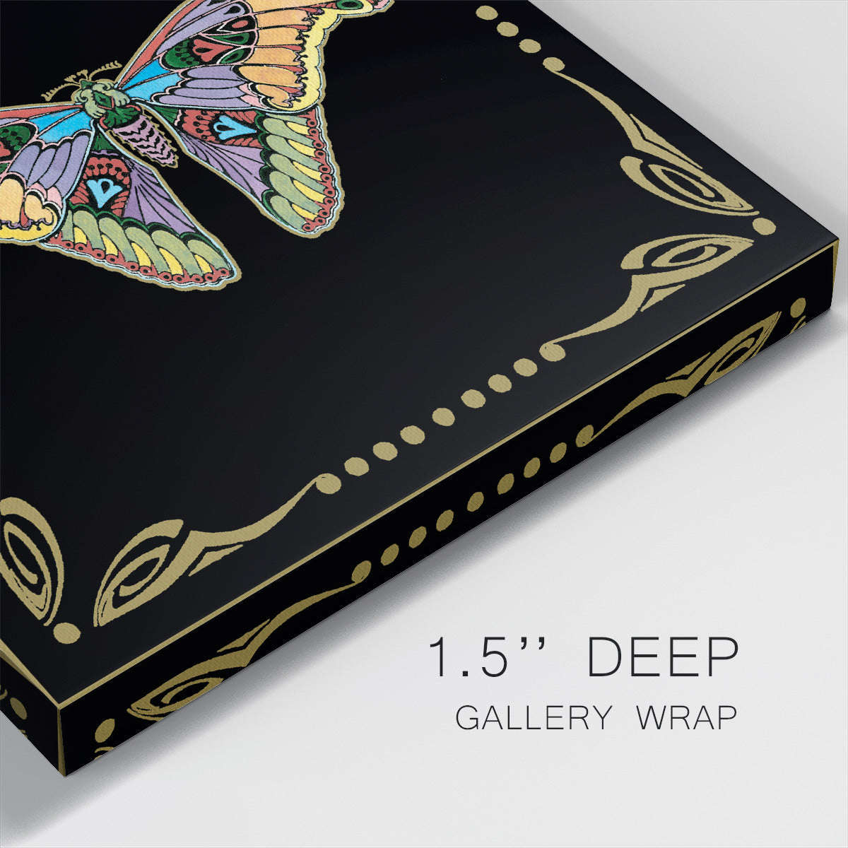 Cloisonne Butterfly - Canvas Art Print
