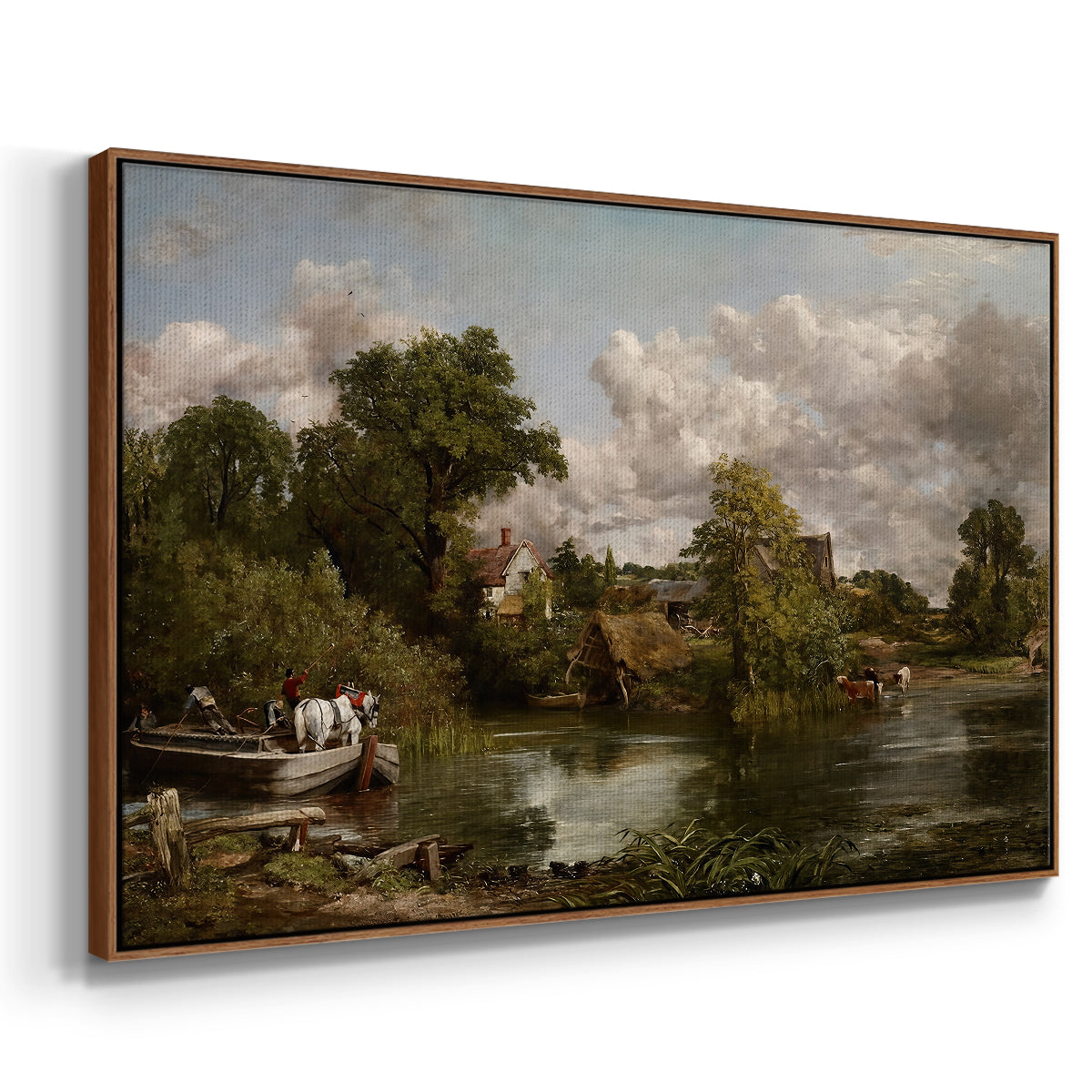 The White Horse, 1819 - Floater Framed Canvas Print