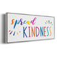 Rainbow Kindness - Floater Framed Canvas Print