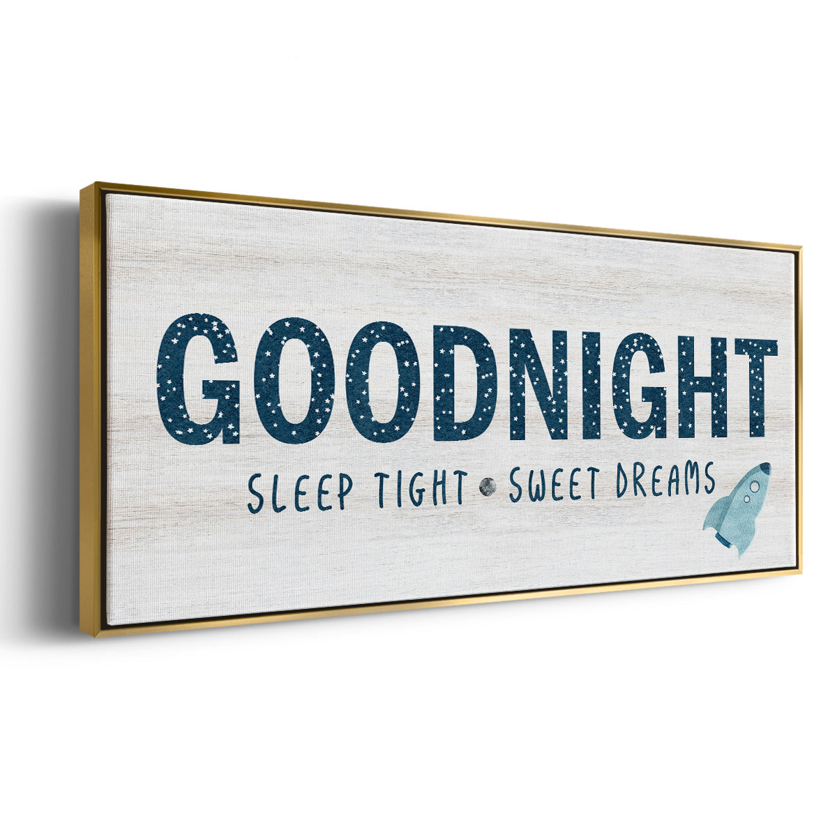 Sleep Tight Sweet Dreams - Floater Framed Canvas Print