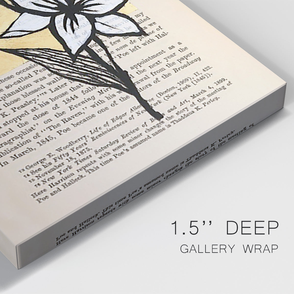 Floral Diary I - Canvas Art Print