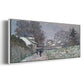 Snow at Argenteuil, 1874 - Floater Framed Canvas Print