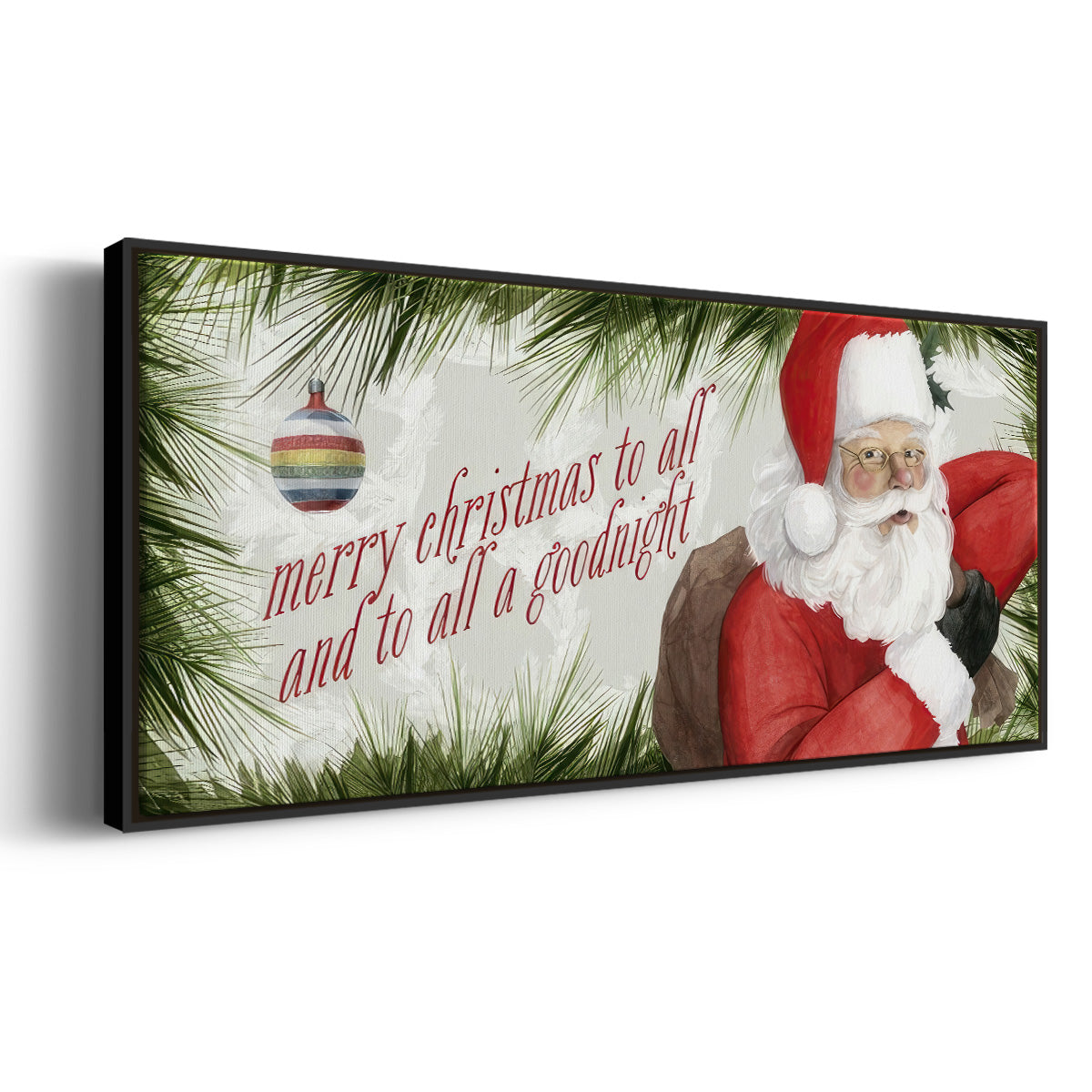 Arose Such a Clatter Collection D - Floater Framed Canvas Print