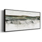 River Flow - Floater Framed Canvas Print