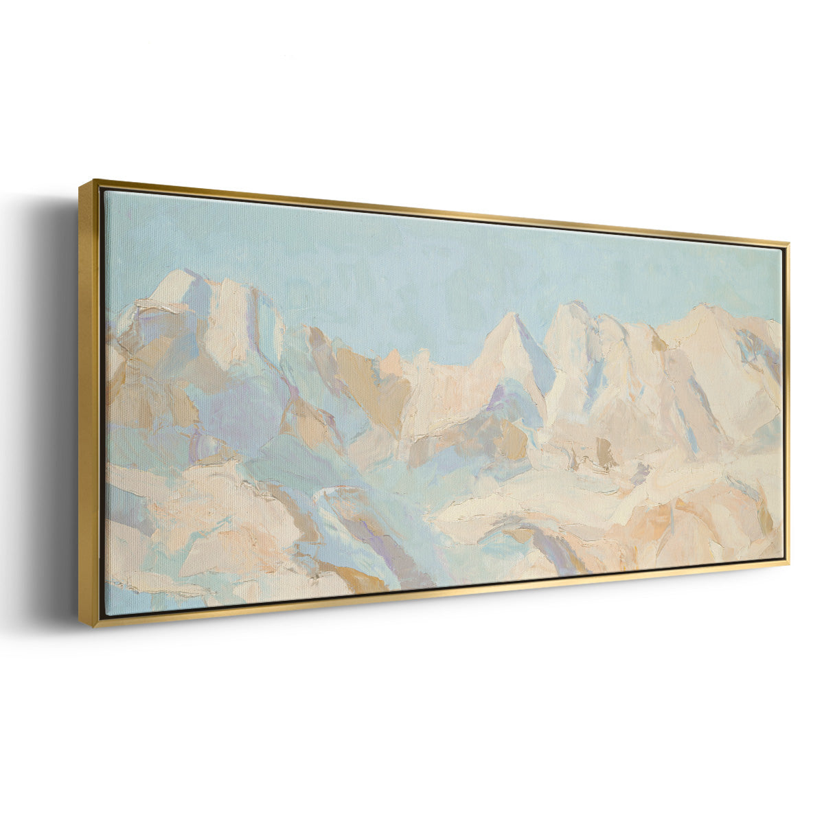 Mountain Scape - Floater Framed Canvas Print