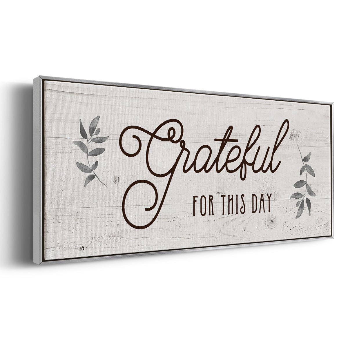 For this Day - Floater Framed Canvas Print