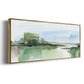 Abstract Wetland IV - Floater Framed Canvas Print