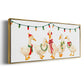 Merry Quackmas Collection D - Floater Framed Canvas Print