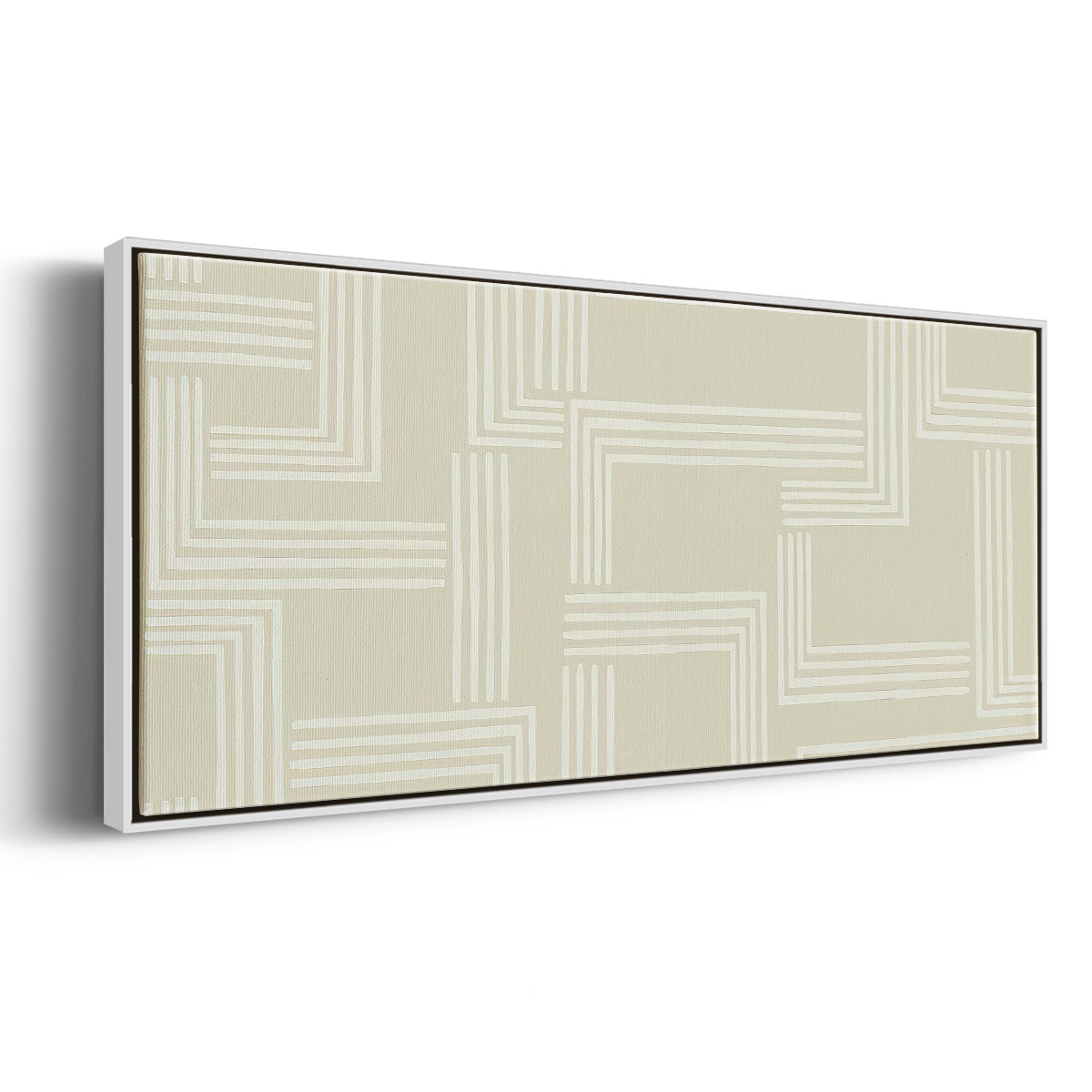 Roll Crossing IV - Floater Framed Canvas Print