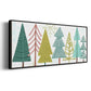 Modern Holiday Collection D - Floater Framed Canvas Print