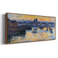 The Port of Dieppe, Evening, 1882 - Floater Framed Canvas Print