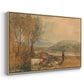 Lulworth Castle, Dorset, c. 1820 - Floater Framed Canvas Print