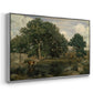 Forest of Fontainebleau, 1846 - Floater Framed Canvas Print