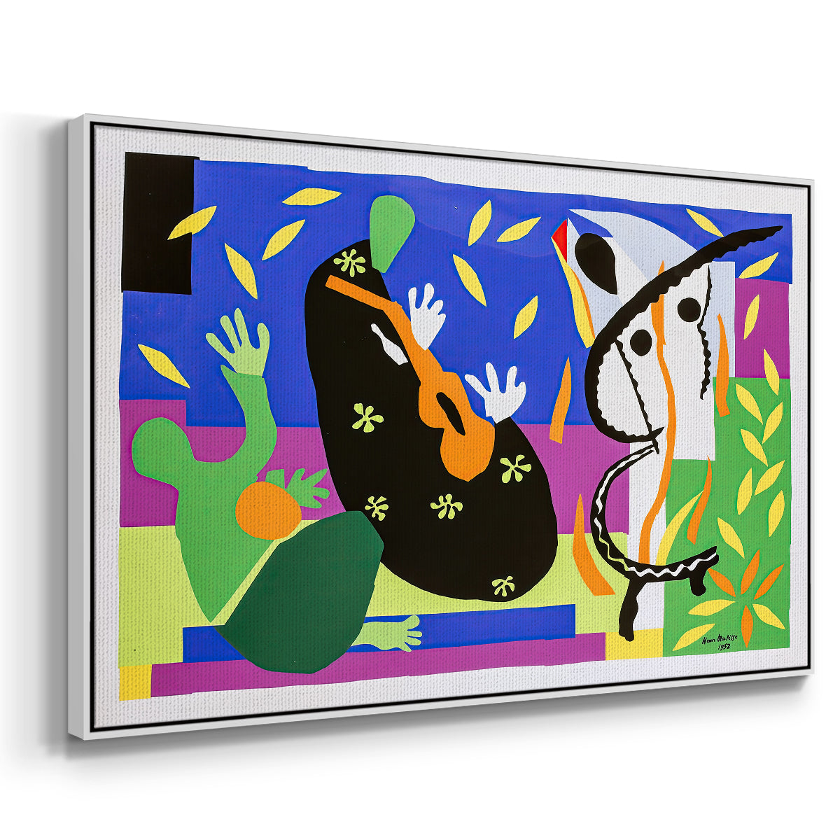 The Sorrows of the King, 1952 - Floater Framed Canvas Print