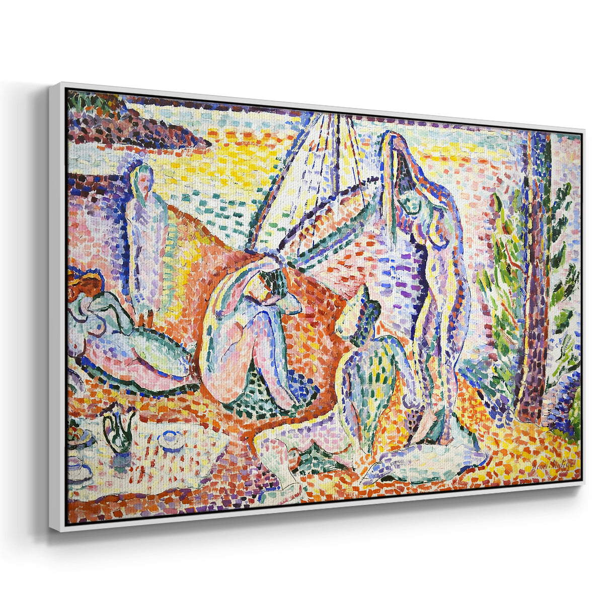 Luxe, Calme et Volupté, 1904 - Floater Framed Canvas Print