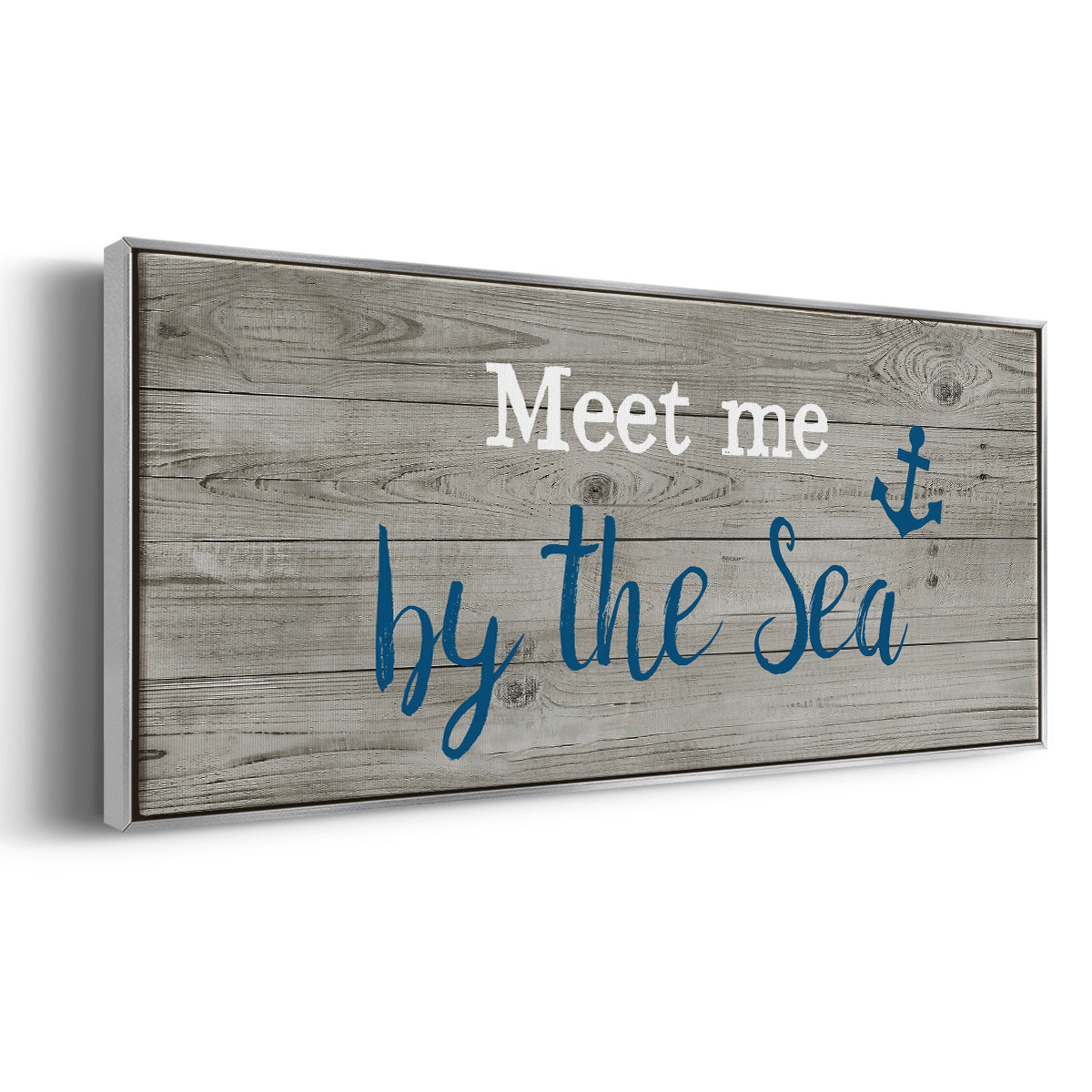 Meet Me - Floater Framed Canvas Print