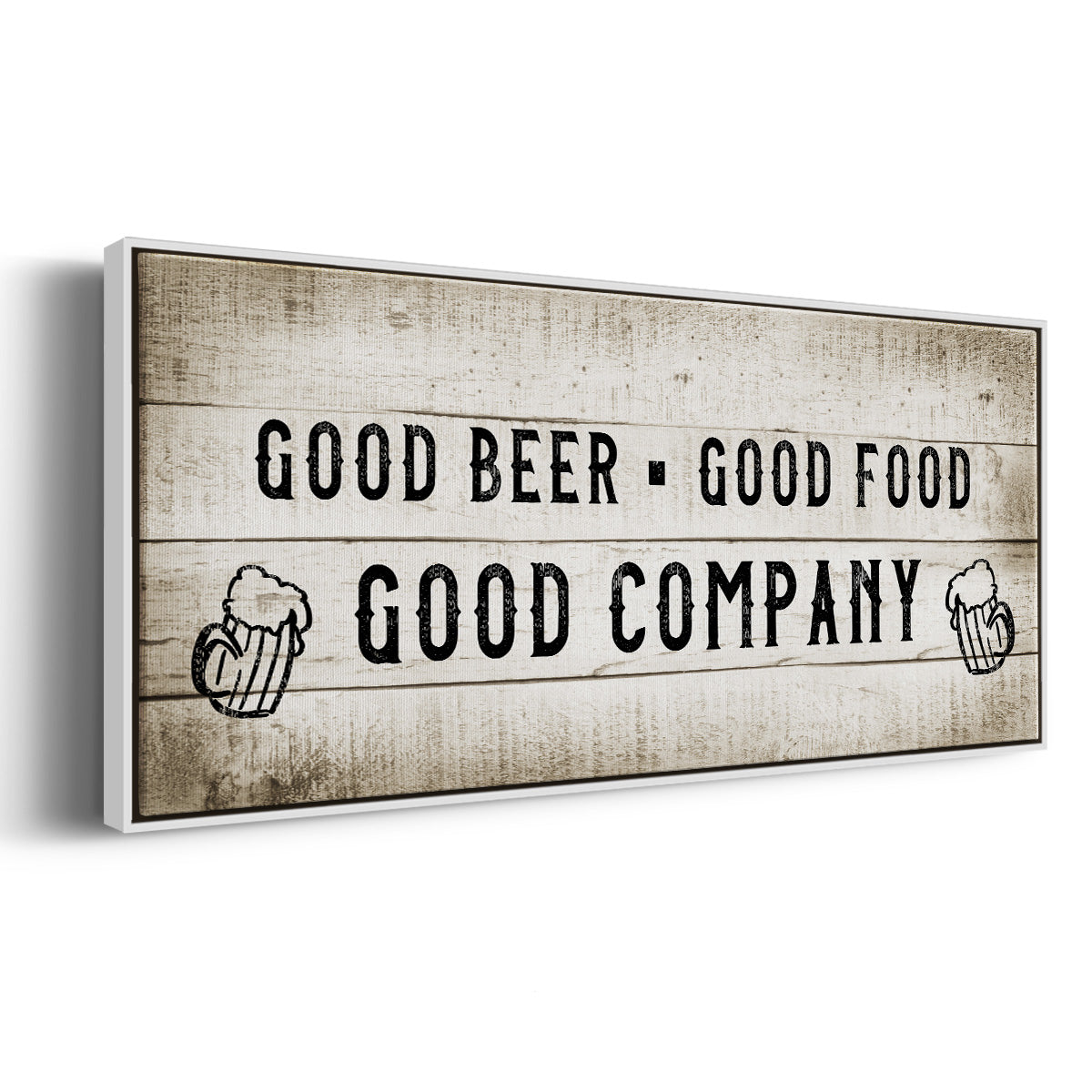 Good Company - Floater Framed Canvas Print