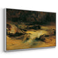 Wildbach (Wild Stream) - Floater Framed Canvas Print