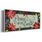 Bright Christmas Night Collection D - Floater Framed Canvas Print