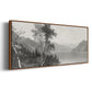 Lake George - Floater Framed Canvas Print