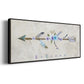 Boho Arrow I - Floater Framed Canvas Print