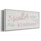 Scatter Kindness - Floater Framed Canvas Print