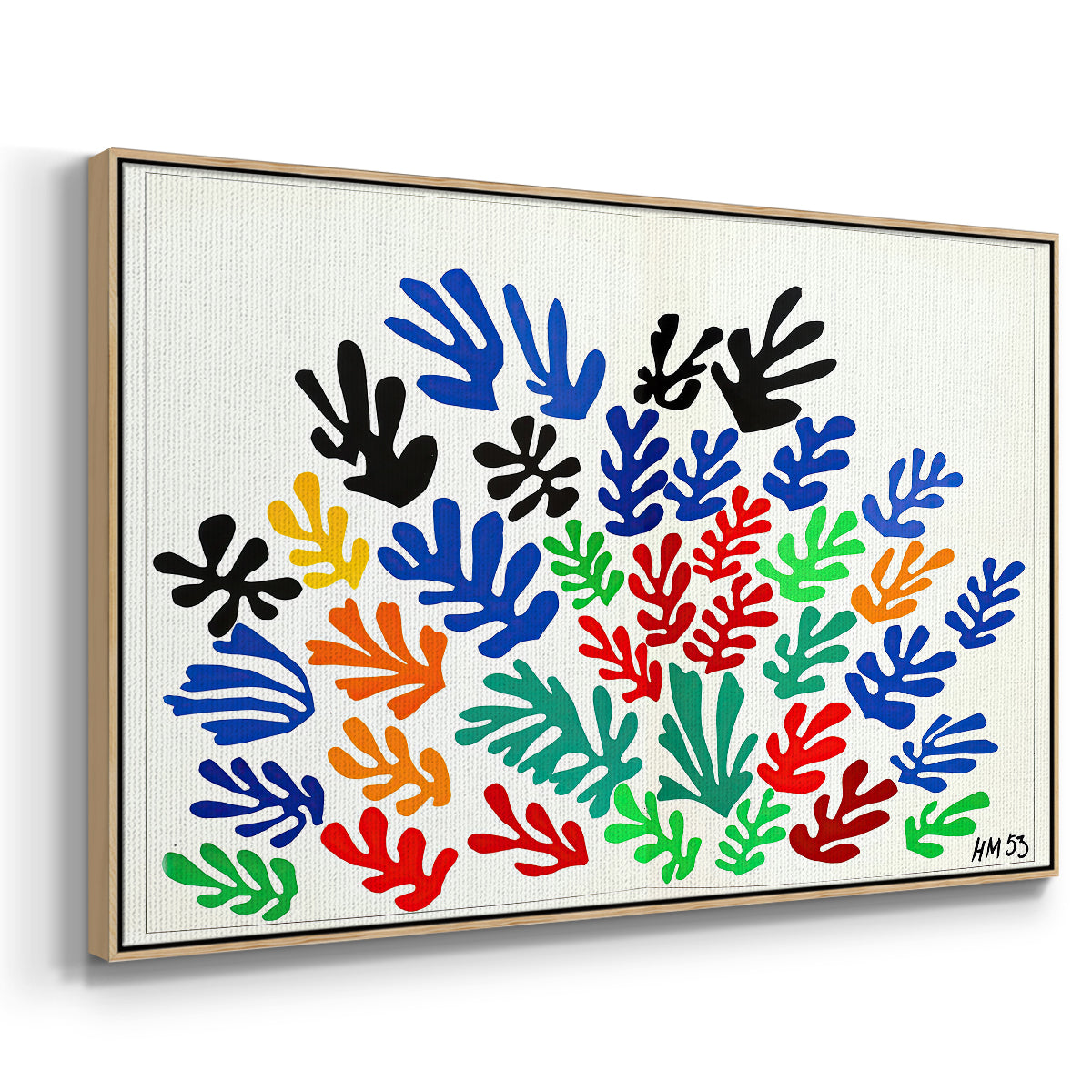 The Sheaf (La gerbe), 1953 - Floater Framed Canvas Print