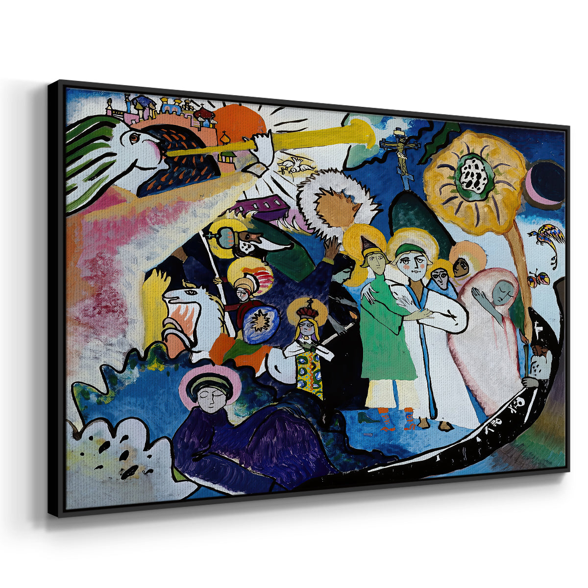 All Saints Day I, 1911 - Floater Framed Canvas Print