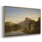 L'Allegro, 1845 - Floater Framed Canvas Print