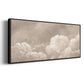 Painted Clouds I - Floater Framed Canvas Print