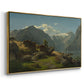 Balestrand, 1848 - Floater Framed Canvas Print