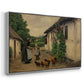 Visit to Grandmother, 1914 - Floater Framed Canvas Print